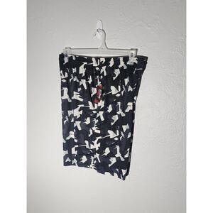 Zone Pro Active Shorts Black Gray Camo Print Adjustable With Pockets Size 2XL